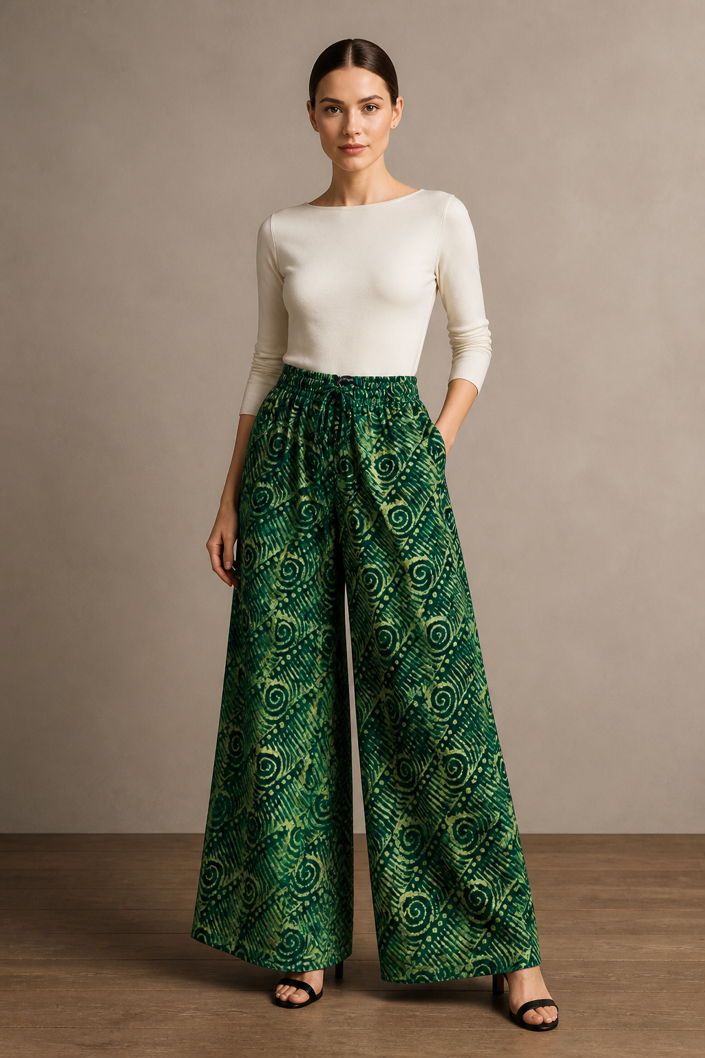 Pantalon élégant et ample